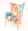 Italian Classic Tufted Upholstered Patchwork Living Room Sofas