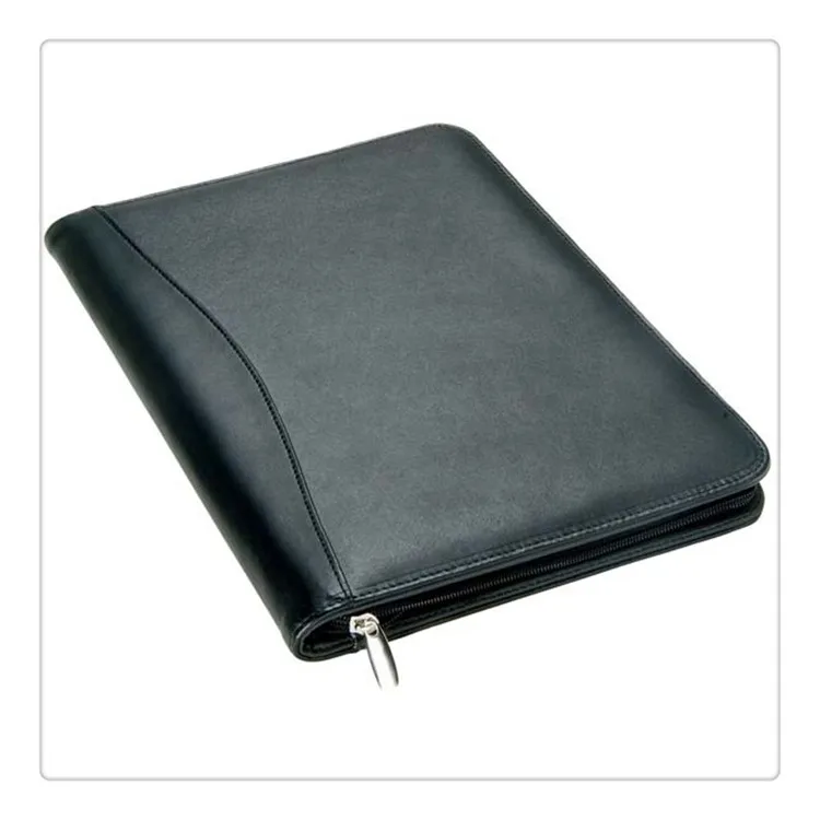 Executive Folding Shape Compendium Padfolio Pu Leather Meeting File ...