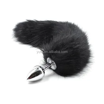 Free Shipping Metal Fox Tail Anal Plug Stainless Steel Silver Butt Plugs Free Shipping Metal Fox Tail Anal Plug Stainless Steel Silver Butt Plugs