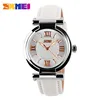 Best sale select skmei 9075 japan movt ladies watches luminous leather strap watch in Alibaba