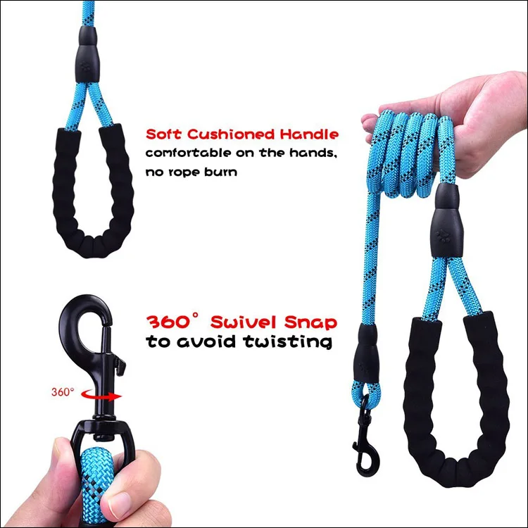 Dog Leash Plastic Rope Clamp For Medium Large Dogs - Buy Rope Dog Leash ...