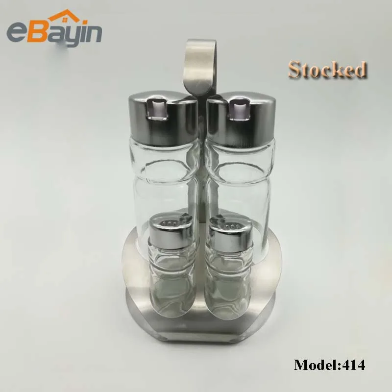 China Hot Sale Crystal beautiful Acrylic spice rack with 6 spice bottle
