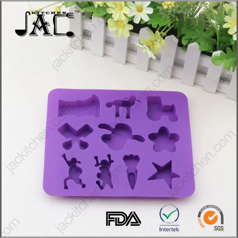 2017 Newest Gadgets Strawberry Shaped Silicone Cake Molds