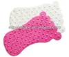Foot-shape baby bath anti-slip rubber mat