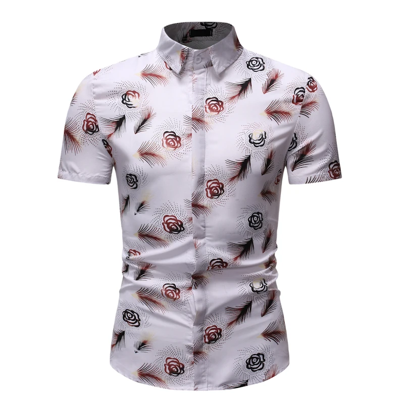 Fashion Men's Summer Printed Short-sleeved Shirts - Buy Short Sleeve ...