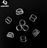 Transparent plastic bra strap adjuster rings and sliders transparent ring