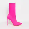New arrival mature high heels boots For Women spring autumn sexy ladies stiletto heels pointed toe shoes Ankle Boots party shoes
