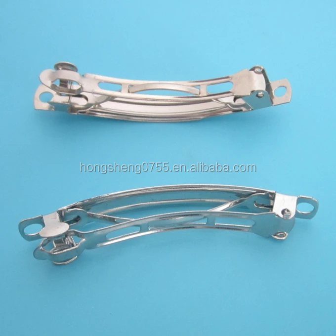 Factory Supply 8cm Metal French Barrette Hair Clips Buy French