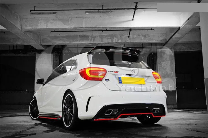 2012-2014 Mercedes Benz A Class W176 A250 A45 RevoZport RZA-290 Style  Rear Diffuser FRP (17).jpg