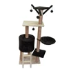 adjustable fashion black new fleece cashmere cat tower for large cats
