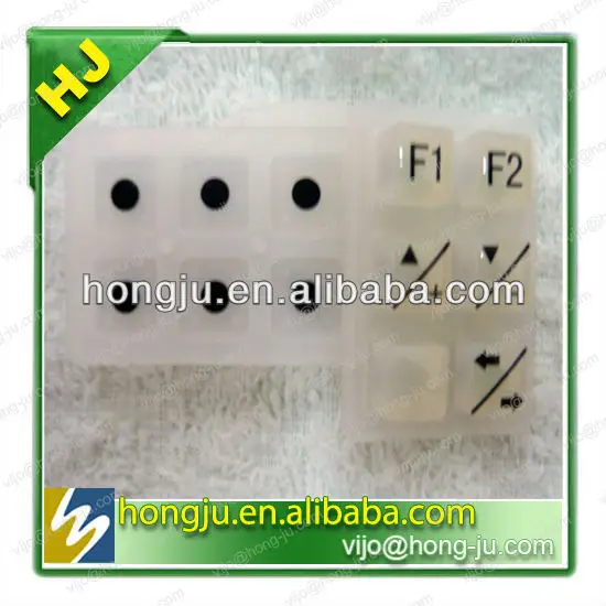 Serviceable silicone keypad for mobile phone