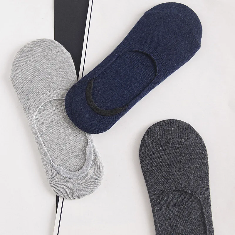 Men Invisible Socks Unisex Low Cut Ankle Socks Men Male Casual Soft ...