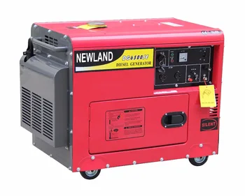 Air Cooled 186fa Diesel Engine 5kw/6kw Ce Silent 186fa Diesel Generator ...