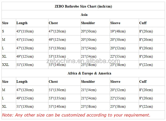 lovedrobe size guide