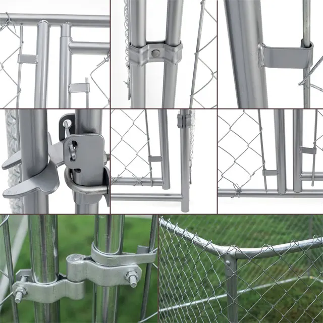 High quality hot dipped galvanized cheap dog play pen chain link dog kennels runs.jpg