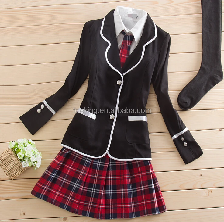 Wholesale 2017 Fashion Style Korean High School Uniforms wholesale 2017 fashion style korean high school uniforms