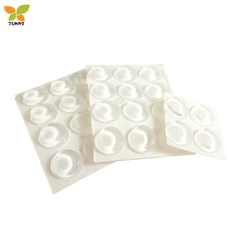 almohadilla redonda el/ástica para amortiguador de puerta 214 almohadillas adhesivas de goma para parachoques de silicona almohadilla para muebles. protector de pies