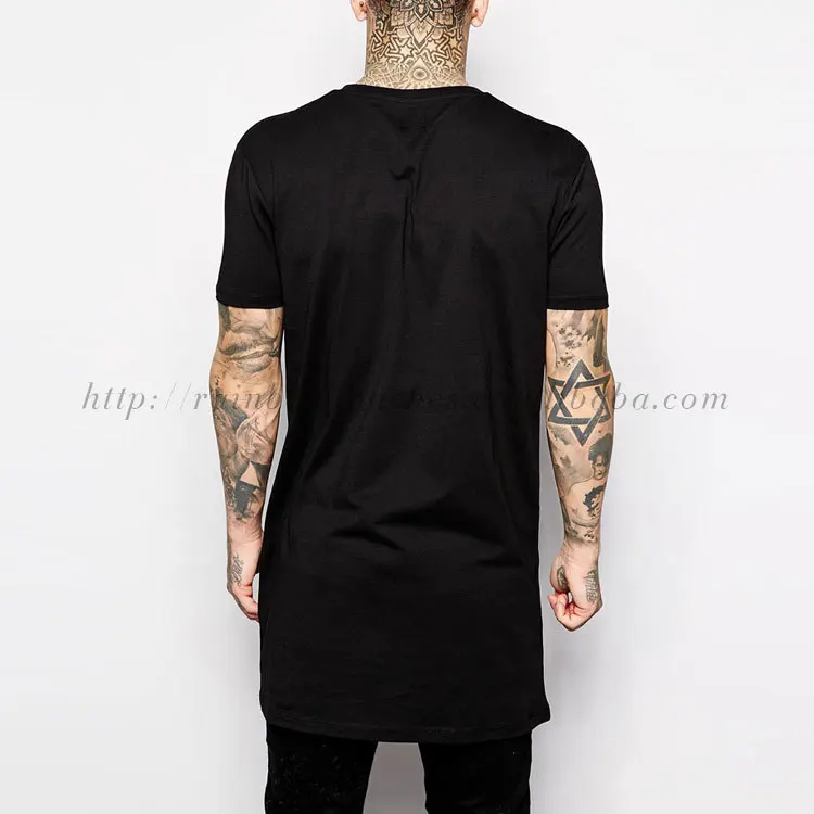 slim longline t shirt