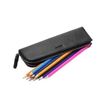 luxury leather pencil case