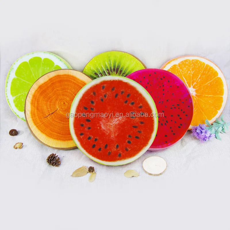 orange fruit cushion