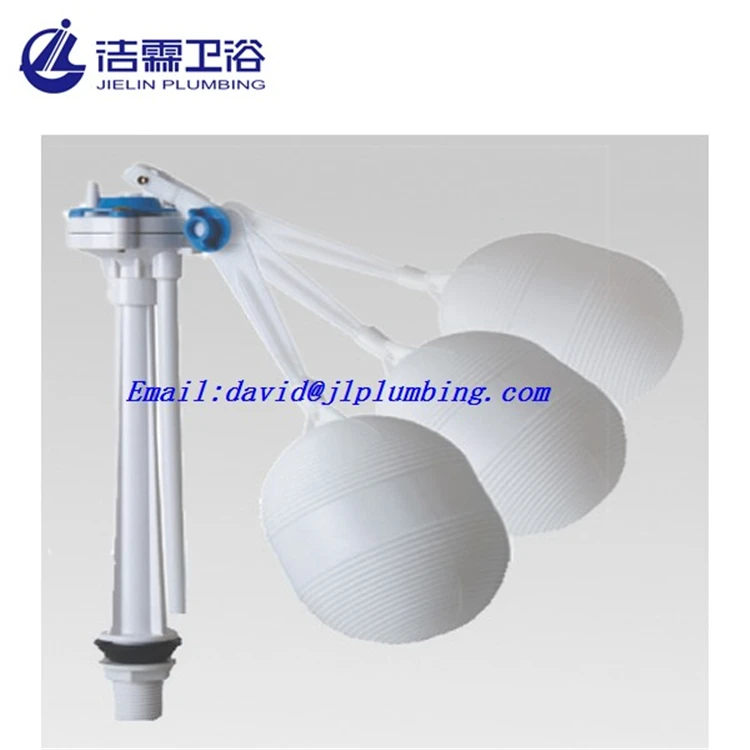 Professional manufactory durable toilet plastic ball cock fill valve T1201