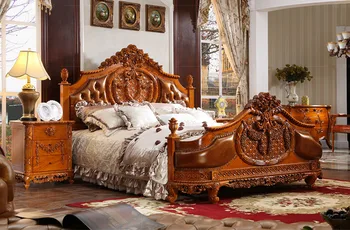 Bisini Luxury Whole Wood Hand Carving Bedroom Set Buy Bedroom Furniture Bed Antique Furniture Product On Alibaba Com
