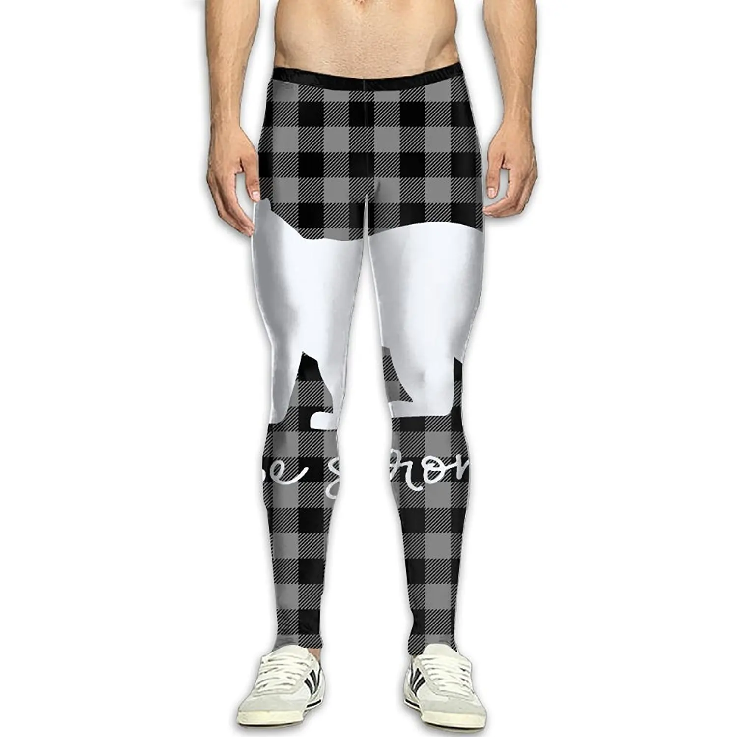 mens christmas running tights