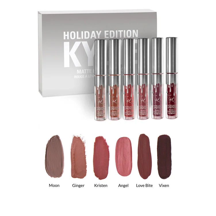 Good Quality Kylie Jenner Lipstick Kylie Holiday Edition 6pcsset By