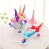 2019 YLM hot sale wholesale Fashion factory children's birthday party creative unicorn hair ring to perform