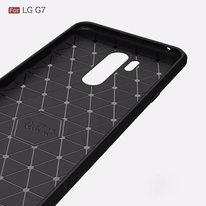 Hot Sell Carbon Fiber Tpu case for LG G7 Soft CF Cover