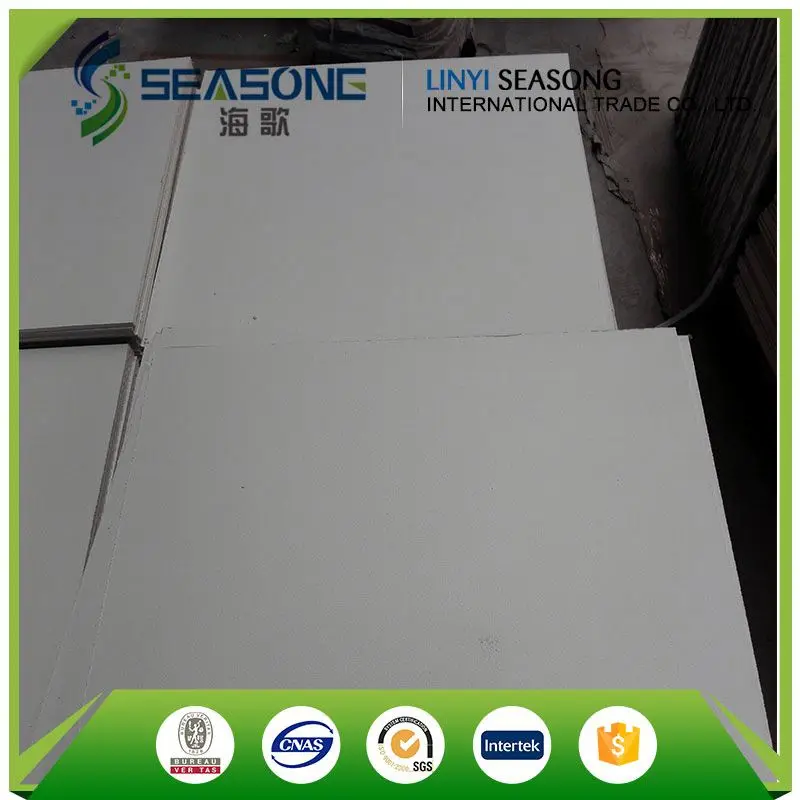 Sheetrock Exterior Pvc Laminated Film Faced Gypsum Ceiling Board