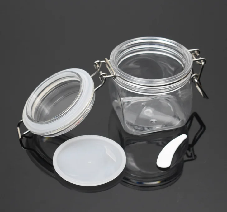 Container Bath Salt Bottle 120ml 220g 380ml Empty Amber Clear Plastic