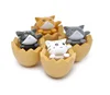 DIY mini Custom Action Figure A cat in an egg shell Animals figure Cute action figure.