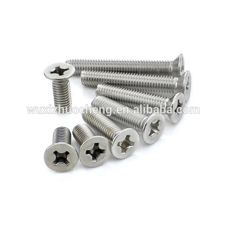 Gold Supplier Stainless Steel M7 Philips Countersunk Head Screw Csk ...