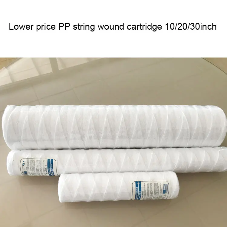 10 inch pp string wound water filter cartridge
