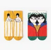 spring new funny Japanese cartoon cotton socks teen girls tube socks for school