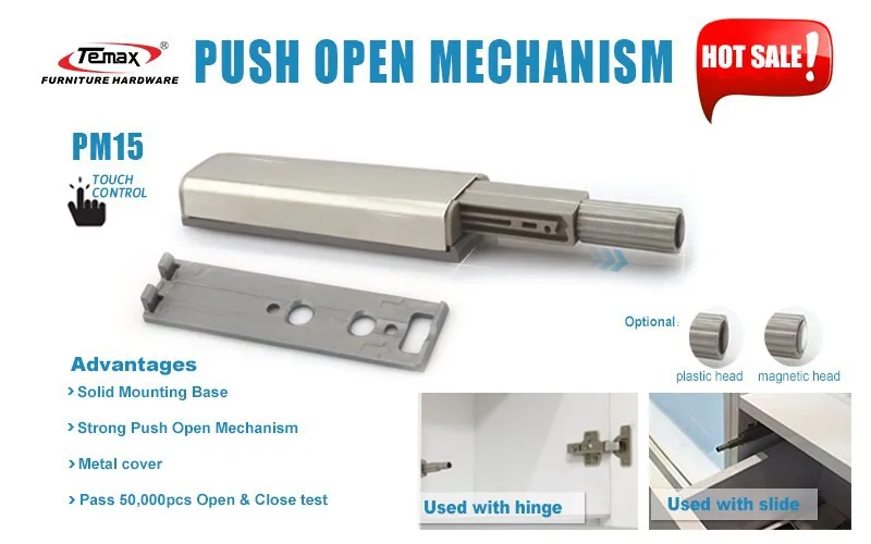 Push Open Catch For Drawer Slide Buy Push Open Catch Push To