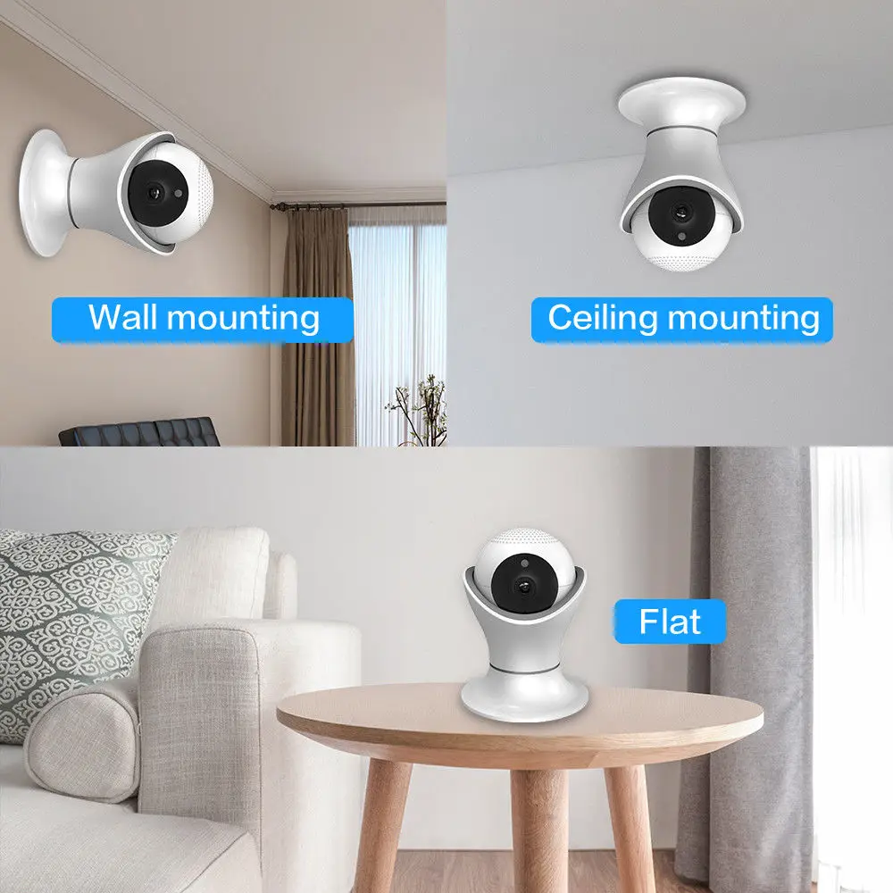 AVstart 2018 New 1080P PTZ WiFi IP Camera for Home Security
