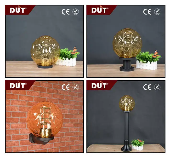 250mm Ball Light Cover Acrylic Outdoor Lampshade Made Of Plastic