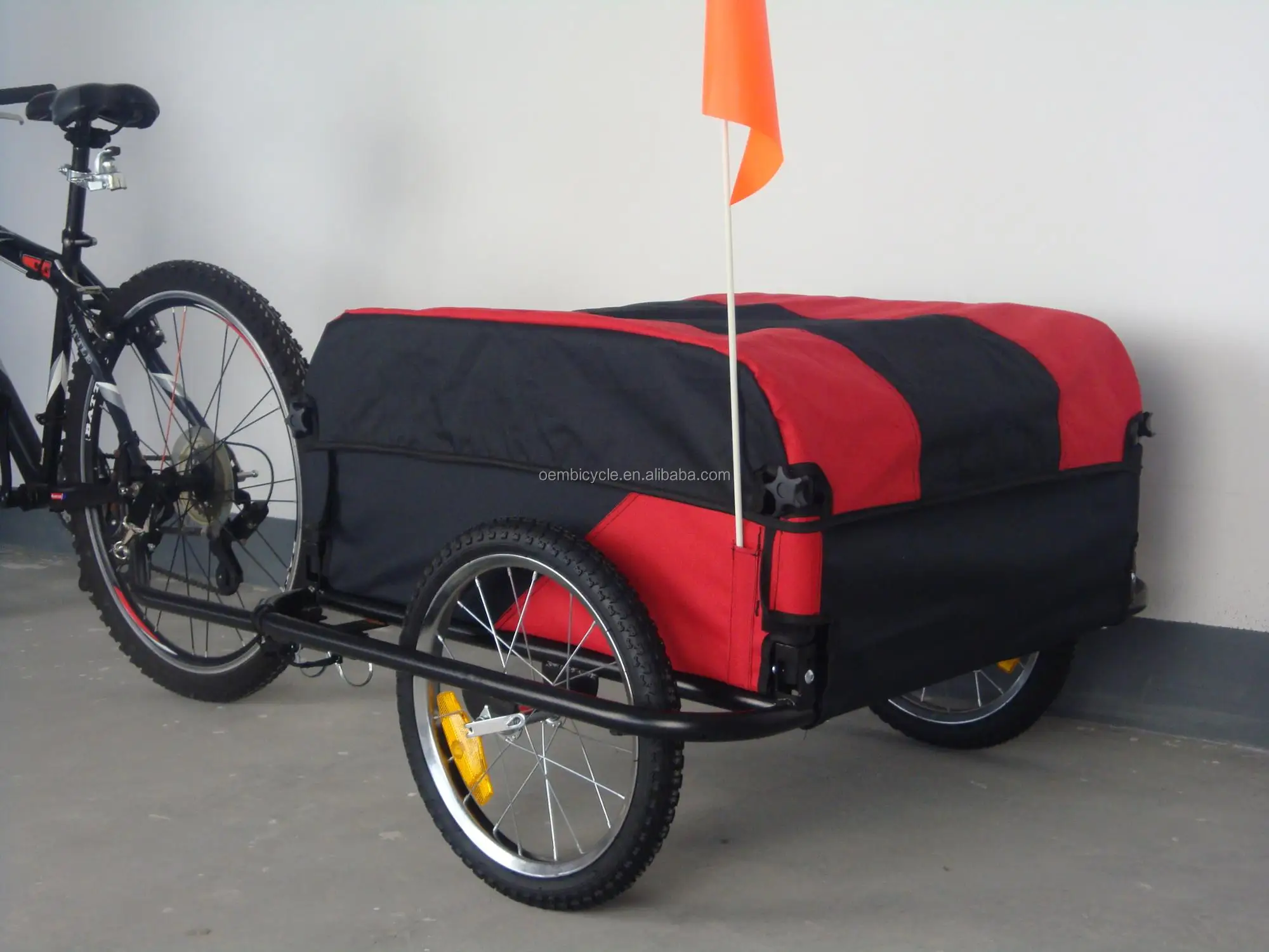 16' Wheels-quick Release Large Pe Bike Trailer Cargo - Buy Bike Trailer ...