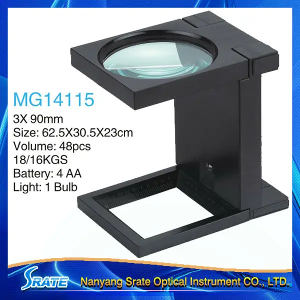 Mg14115 Folding Printers Loupe With Light Buy Printers Loupe,Folding Loupe,Printers Loupe With