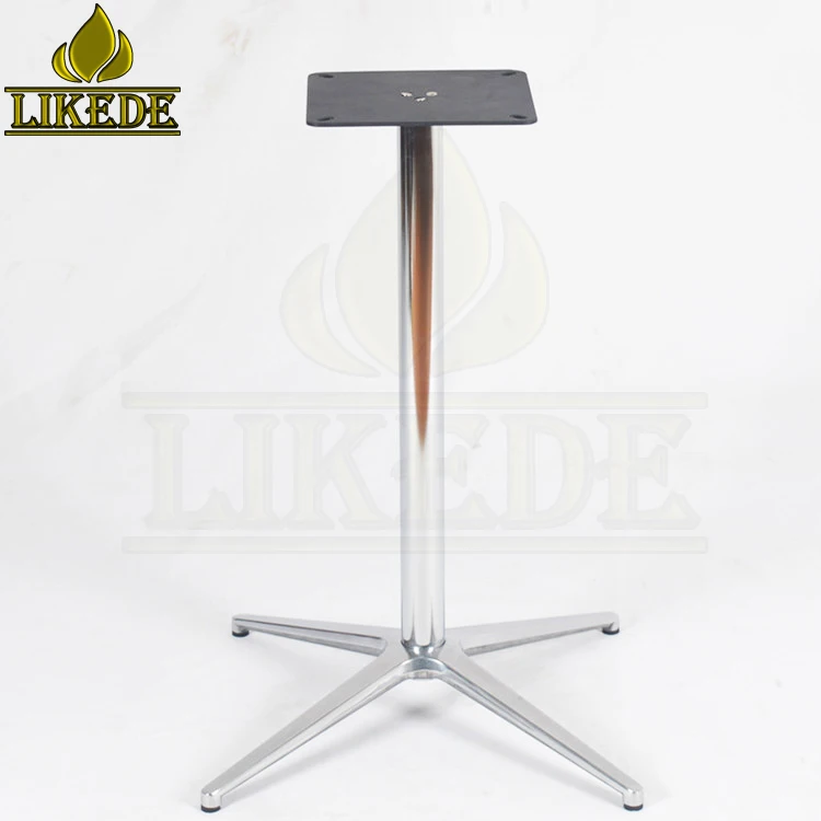 Morden Design Hot Sale Round Aluminum Dining Table Solid Wood Cafe Table for Hotel Restaurant Kitchen Use