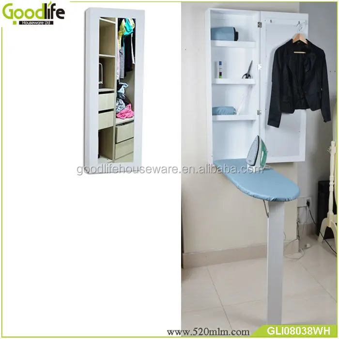 Factory Hot Koop Muurbevestiging Houten Strijkplank Kast Met Spiegel Buy Houten Strijkplank Kasthot Koop Muurbevestiging Houten Strijkplank