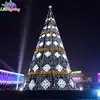 Luxury Motif String Light Government Building Decor Christmas Tree