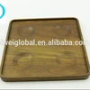 CUSTOM sharp antique acacia wooden table tea bottle cup coaster