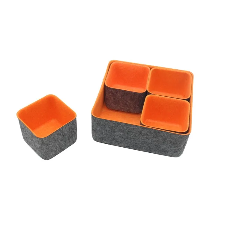Drawers Storage Box Felt Fabric Drawers Dividers Organizer Set