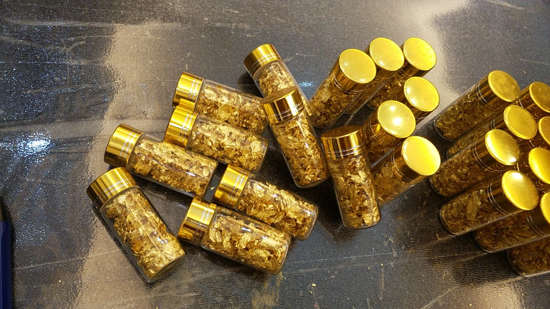 热门最小起订量月克饮料装饰食用 24k 正品金箔金箔片食品装饰