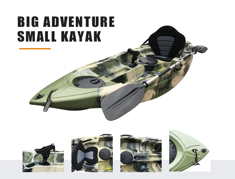 Imported Hdpe Hard Shell Single Seat Sit On Top Kayaks Fishing For Sale