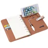 2018 latest leather notebook with USB flash drive 4000mah power bank