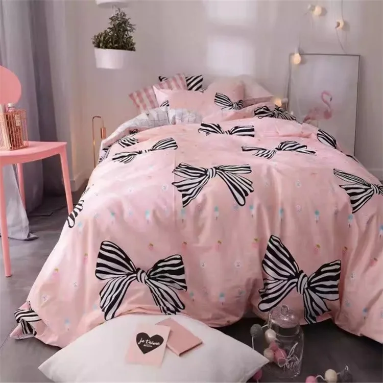 Pc Horse Bedding For Girls Pink Full Queen Duvet Cover Set 100